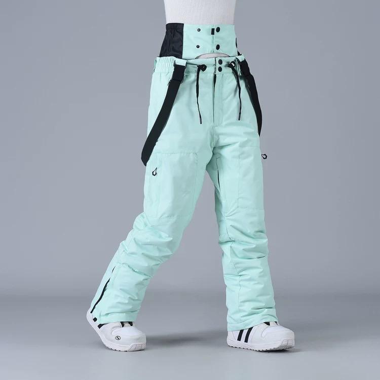 Techwear Style Wearproof Windproof Waterproof Breathable Ski Pants Overalls Man Woman Winter Thicken Warm Snowboarding Trousers