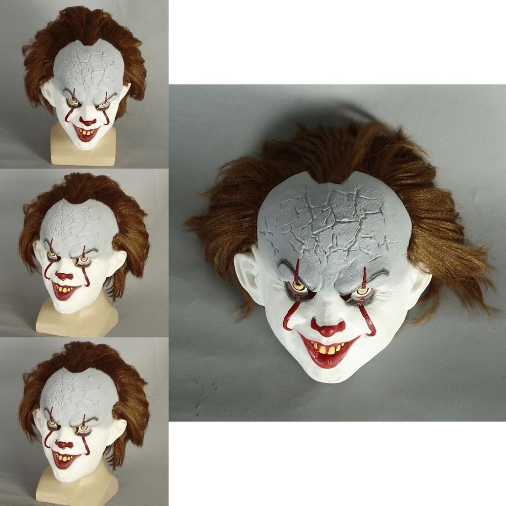 Authentic Stephen King's It Pennywise Latex Mask Perfect For Halloween Cosplay Events