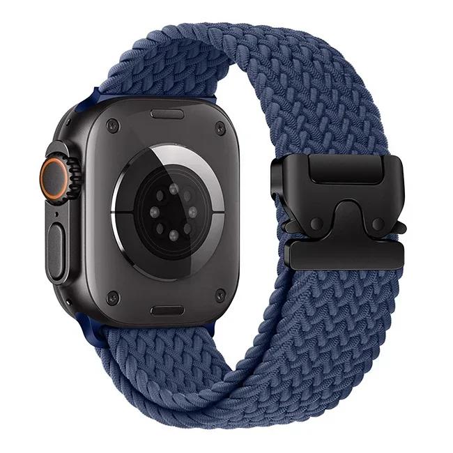 Braided Solo Loop Strap For Apple Watch Ultra 2 band 49mm 44mm 45mm 46mm 40mm 41mm 42mm Bracelet iWatch Series 10 9 SE 8 7 6 5 4