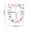 Cute Print Design Toilet Seat Cover Thickened Eva Toilet Seat Soft Durable Cartoon Pattern Toilet Seat For Bathroom For Toilet