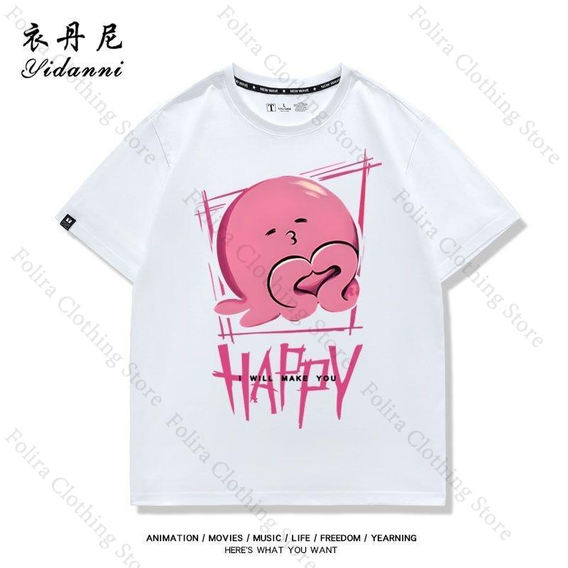 

Anime TAKOPIS ORIGINAL SIN Kawaii Print Tshirt Unisex Women Clothes Summer Tops Short Sleeve Tee Daily Clothing Women Tshirts XXXL