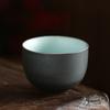 Black Pottery Ceramic Tea Cup Kung Fu Tea Set Small Tea Bowl