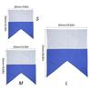 International Diver Flags Blue and White Diving Boats Flags Marker Marine Diving Warning Flags for Safety Reminder