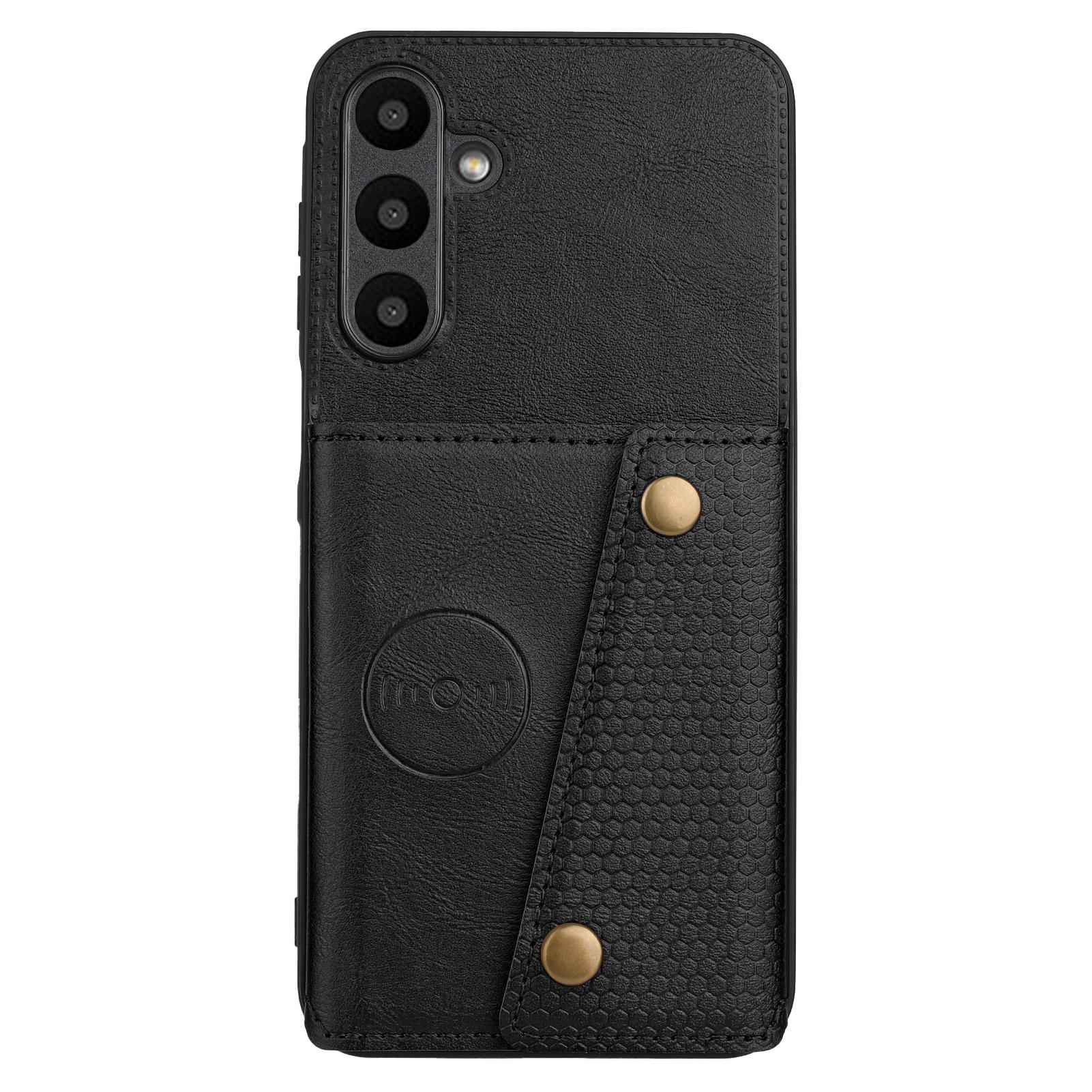 

For Samsung Galaxy A26 5G Case with Card Slots Kickstand Leather+TPU Phone Cover Red