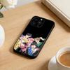 N-Tamon's B-Side Phone Case For iPhone 17 16 15 14 13 12 Max Plus Silicone Black Cover