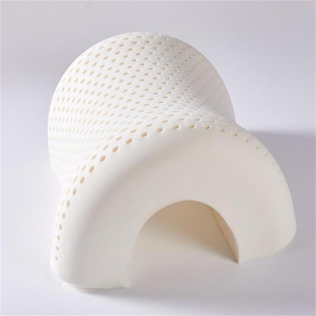 Latexkissen mit Nackenstütze für Erwachsene & Kinder - Massage-Typ mit Partikelkern