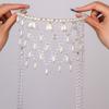 Dangling Fringe Wedding Headpiece Tassel Forehead Hair Jewelry Bridal Head Chain  Wedding Party