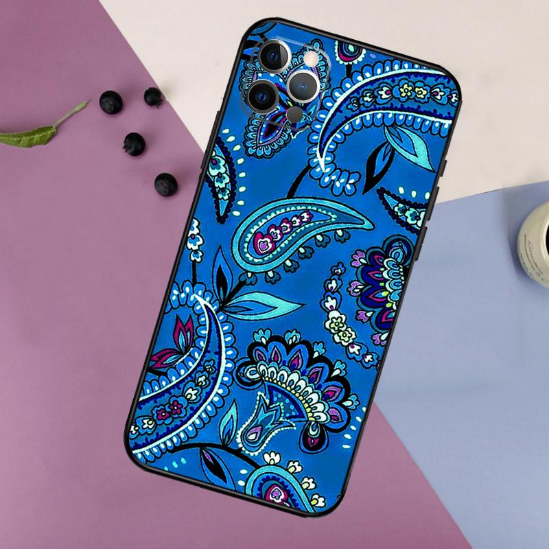 Paisley Pattern Phone Case For iPhone 17 16 15 14 11 12 13 Pro Max Plus 12 13 mini 16e 17 Air Bumper Cover
