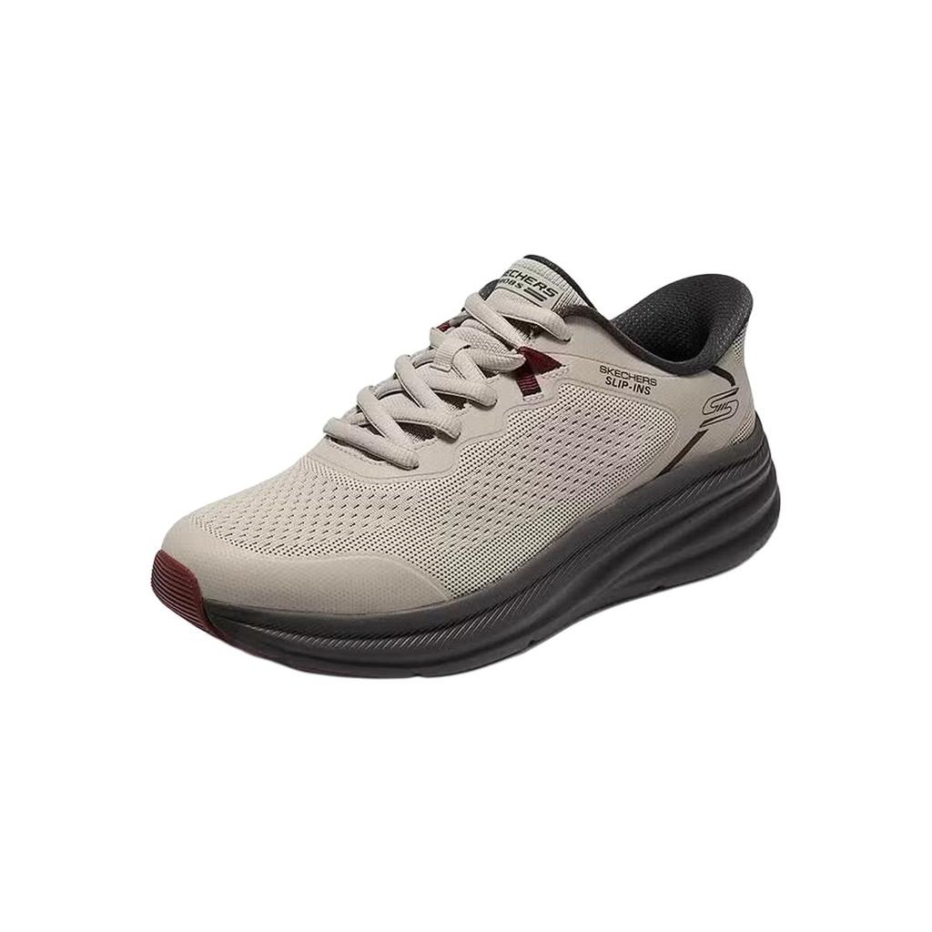 Skechers Bobs Skills Comode Versatili Antiscivolo Resistenti Supporto Reattività Ammortizzanti Scarpe da Corsa Casual Sneaker Uomo 118431-NTGY