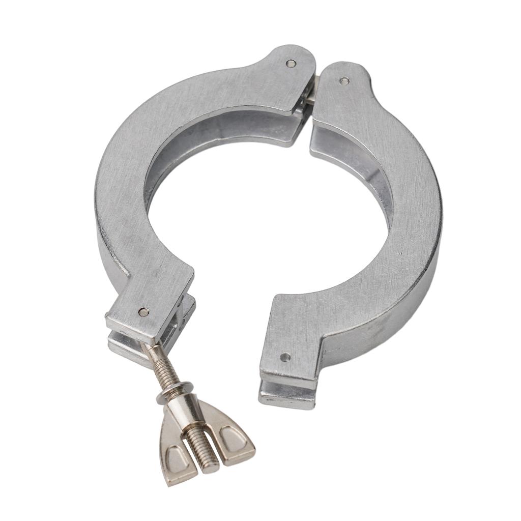 KF16KF50 Vacuum Clamp Aluminum Alloy Clamp with Bracket and Rubber Ring Featuring High Hardness and Resistant 316 Mesh