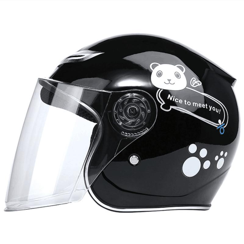 Cute Kids Bicycle Helmet 50-54cm Safety Motorcycle Scooter Helmet in Red Yellow Blue Personalized Protection for Children