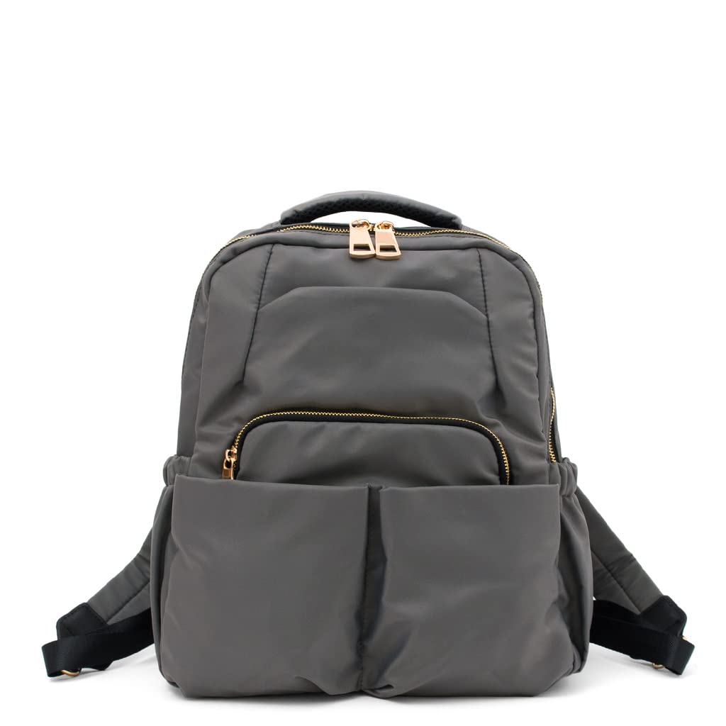 

Vita Felice nylon backpack for women [VITAFELICE] 10-pocket vnsb-604z (gray) сірий колір