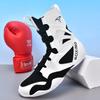 2026 New High Top Wrestling Shoes for Men Breathable Boxing Sneakers Wear-Resisting Combat Sneakers Male Boxing Training Boots