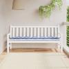 VidaXL Garden Bench Cushion Blue and White Stripes 180x50x7cm 361633