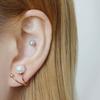1+1 Pearl Cross Ring Ear Cuff Bracelet [Single Side Sold] Choose 1 of 2