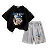 Summer LBB Cartoon Printed Fashionable Short-sleeved Children's Casual Two-piece Set