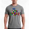 Default Cube TShirt Summer Casual Cotton Tee Oversized Streetwear Tops Vintage Graphic Print Loose Fit Short Sleeve