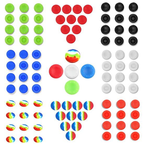 10 Stück Silikon-Thumbstick für Xbox One Kappenabdeckungen 360 PS4 Analog-Controller Griff