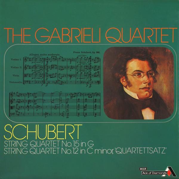 

LP Record FRANZ SCHUBERT THE GABRIELI STRIN String Quartet No. 15 In G String SDD512 Ace Of Diamonds 1977 UK Classical Used