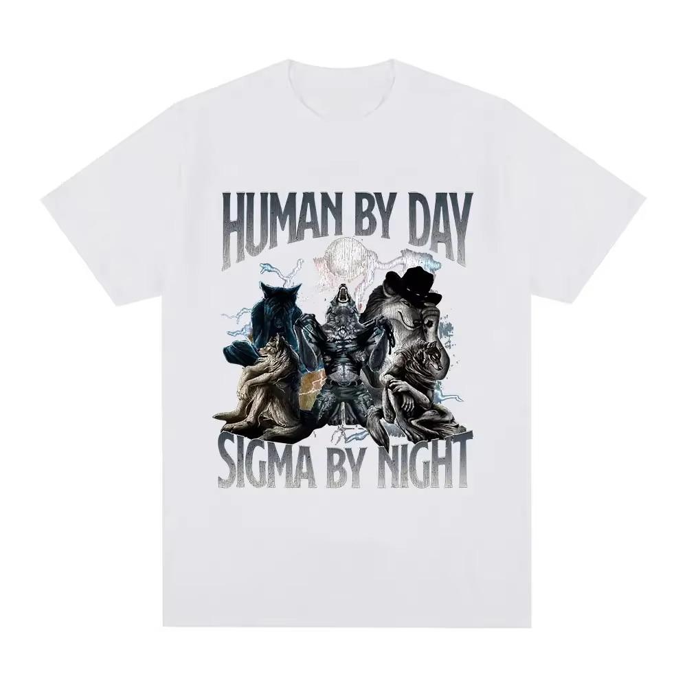 Be Respectful To Daddy Funny Alpha Werewolf Wolf Meme TShirt Prevailing Soft Short Sleeves Tee Round Neck Leisure Daily M