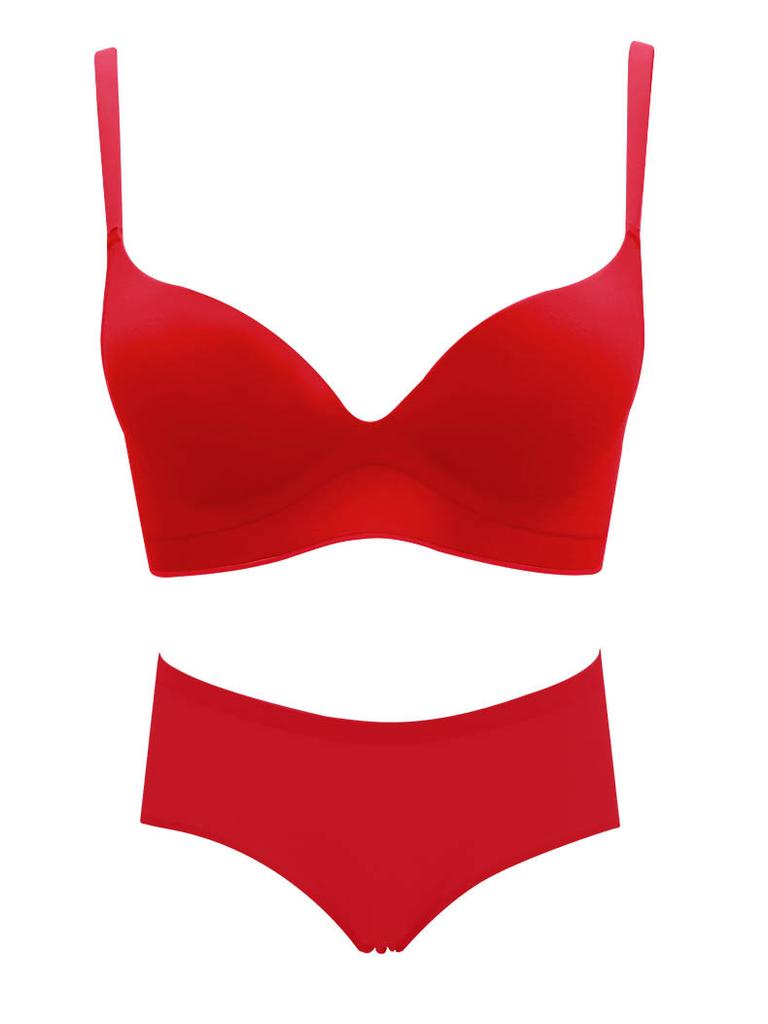 Female pure desire, no trace of the wind, enlarged and thickened one-piece breast bra, flat chest special bra
