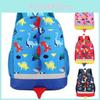 Charming Dinosaur Print Kids Backpack Lightweight And Shock-resistant Design