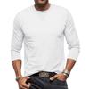 Men's Round Neck T-shirt, Cotton Base Shirt, Long Sleeved Top