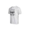 T Shirts Men's White Crew Neck Moderate Straight Fit (Unisex) T-Shirts DD6921 100