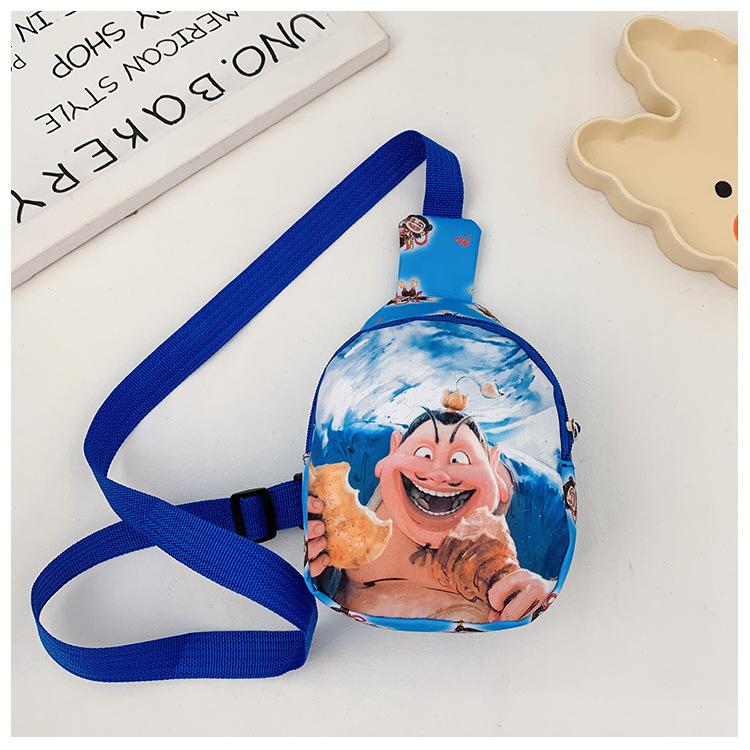 School Bag New Bag Boys and Girls Fashion Cartoon Change Bag Messenger Bag Casual Small Backpack Breast Bag