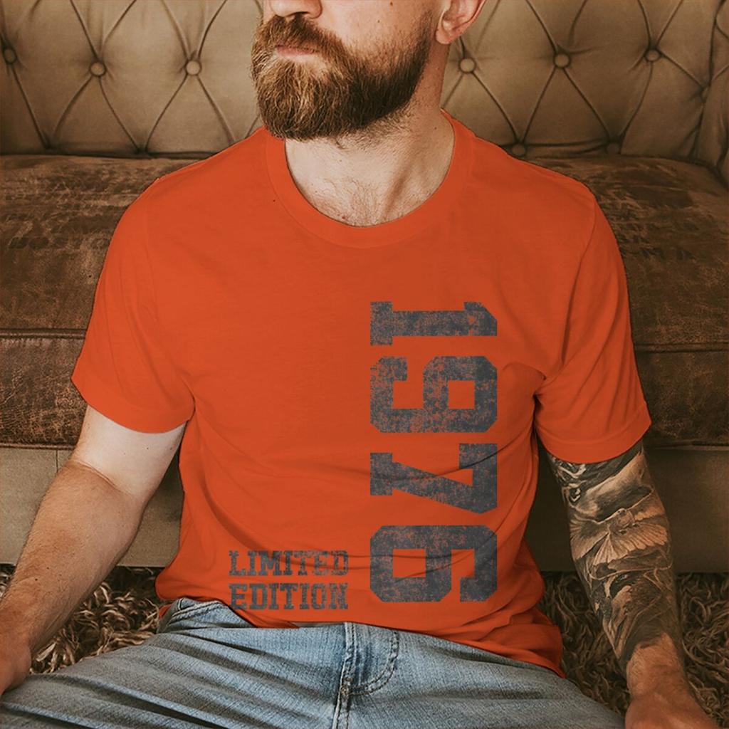 1976 Years T-Shirts Made In 1976 Limited Edition Unisex Unisex 50th Irthday Gifts Short Sleeve Vintage Tshirts