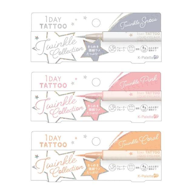 K-Palette - 1 Day Tattoo Liquid Eyeliner Twinkle Collection