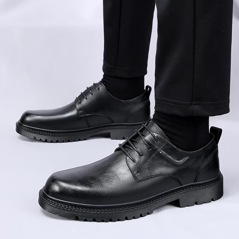 Fashion Shoes for Men Leather Casual Shoes lace up oxfords Spring Autumn Outdoor Sneakers Men Breathable Mens Shoes Zapatos De Hombre