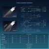 Compact Electric Telescopic Linear Motor 12/24V: Micro DC Reciprocating Actuator Rod, IP60 Protection