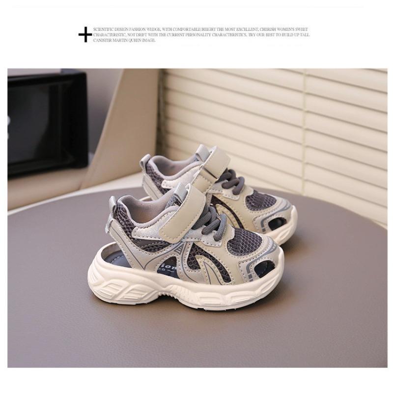 Summer new children's shoes baby sports shoes boys dad shoes girls breathable mesh shoes children soft sole