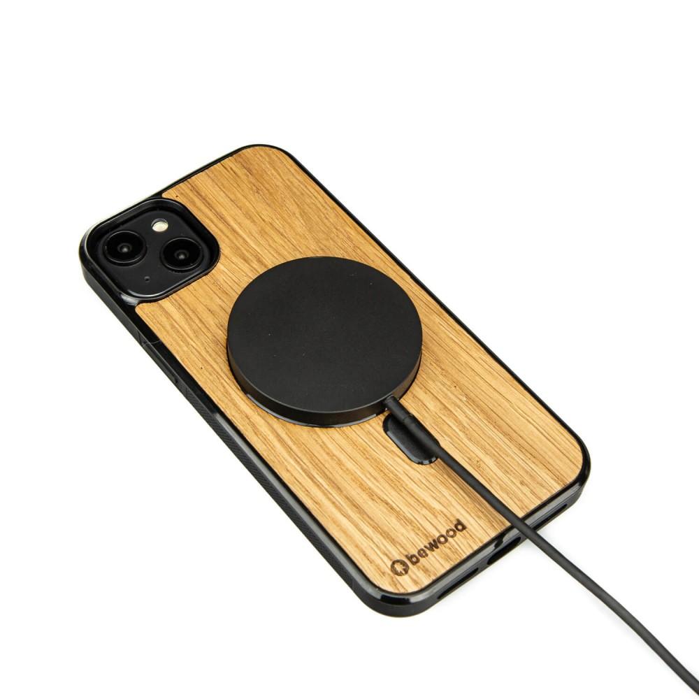 Bewood Wooden Case for iPhone 14 Plus Oak MagSafe