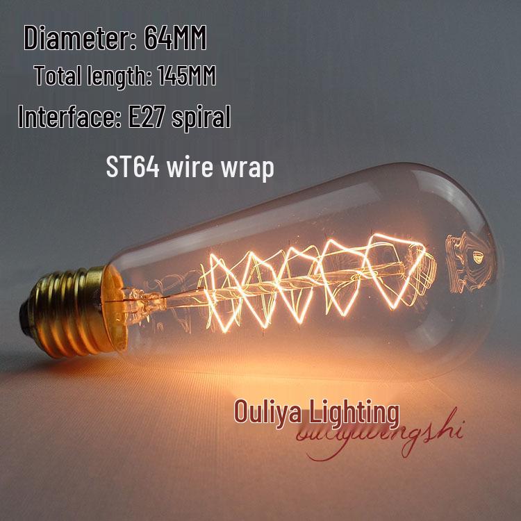 Edison Retro Dimmable E27 Filament Bulb 110V/220V Nostalgic Decor