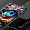 Spooky Scary Red Eye Phone Case Cover for Samsung Galaxy S26 S25 S24 S23 S22 S20 S21 FE Ultra S25 Edge Plus 5G Soft TPU Shell