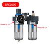 Air Source Processor Filter BFC2000 3000 4000 Two-piece BFR+BL Pressure Regulating Oil-water Separator
