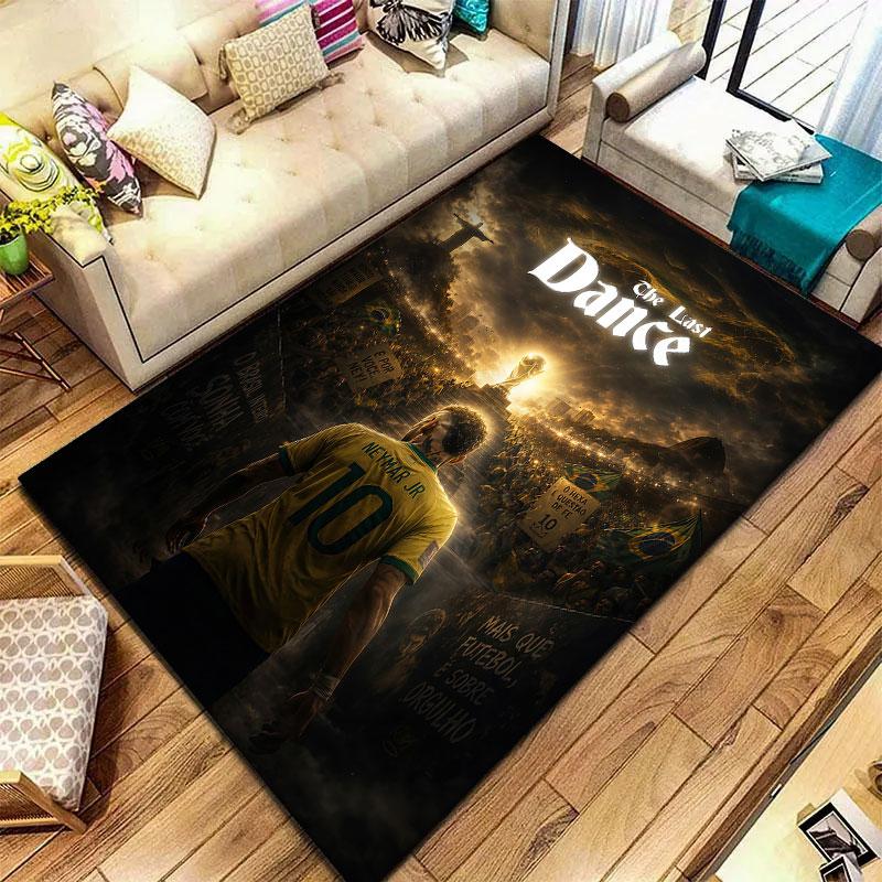 Neymar Carpet Rug for Living Room Bedroom Home Sofa Decoration,Kids play Non-slip Floor Mat