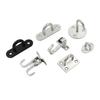 New Pad Eye Wall Hook Plate Deck Stainless Steel Ceiling Mount Hanger U/J-Shaped Black Silver Door Buckle for Fan Lamp