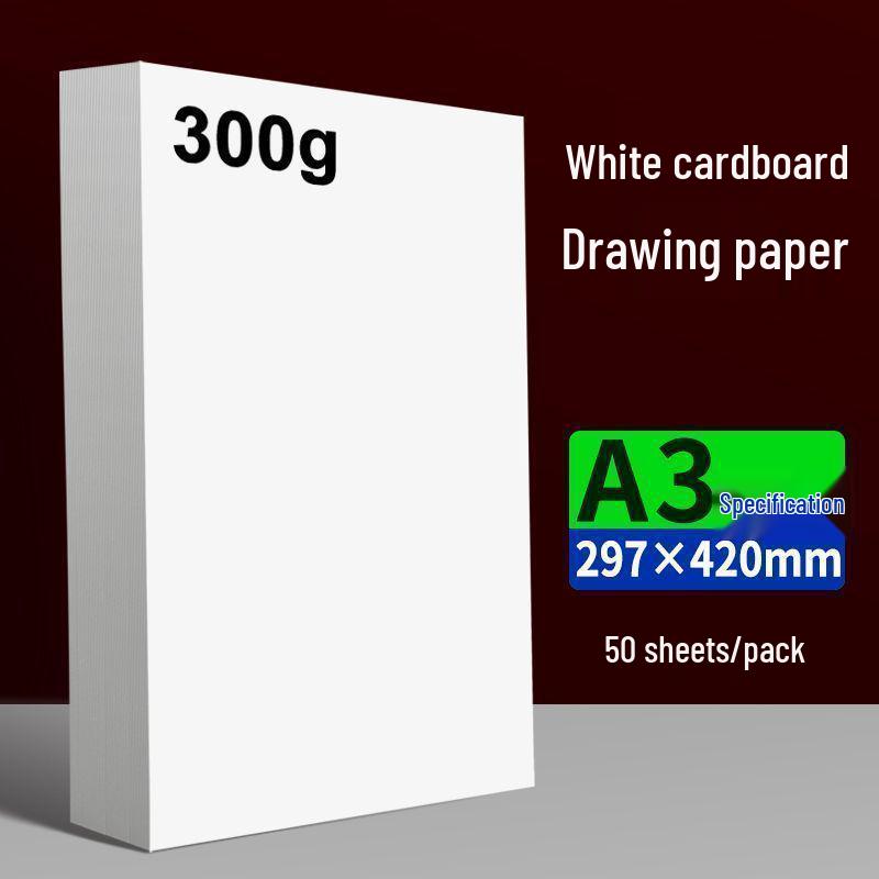 Białe Kartony - Format A4 i A3, Dutch White, do Sztuki Dziecięcej, Rysowania 4K i 8K oraz Projektów Rękodzielniczych.