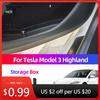Car Sticker For Tesla Model 3 Highland 2025 Door Slot Storage Modification Automotive Supplies Interior Modification and Storage