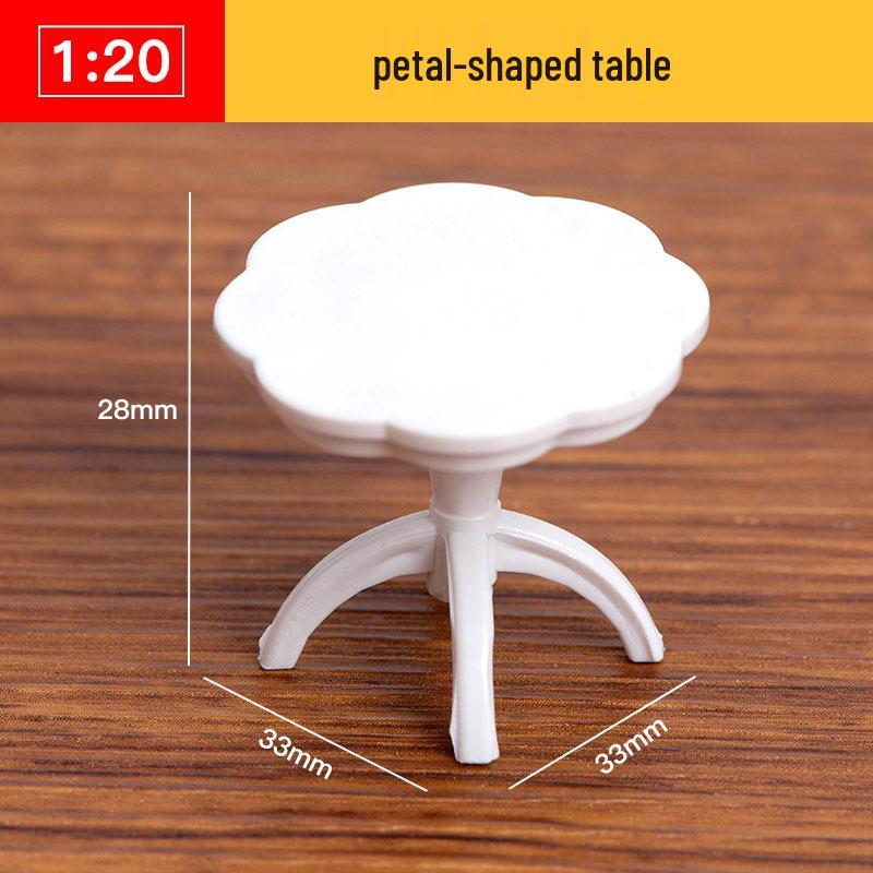 1:20 Scale 3D Miniature Architectural Model: Floor Plan Scene with ABS Furniture