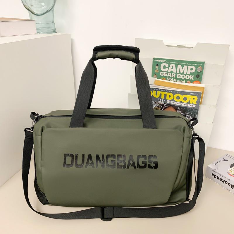 

Сумка-мессенджер для пар, вместительная, для путешествий и занятий йогой, с отделением для сухого и влажного хранения зелёный