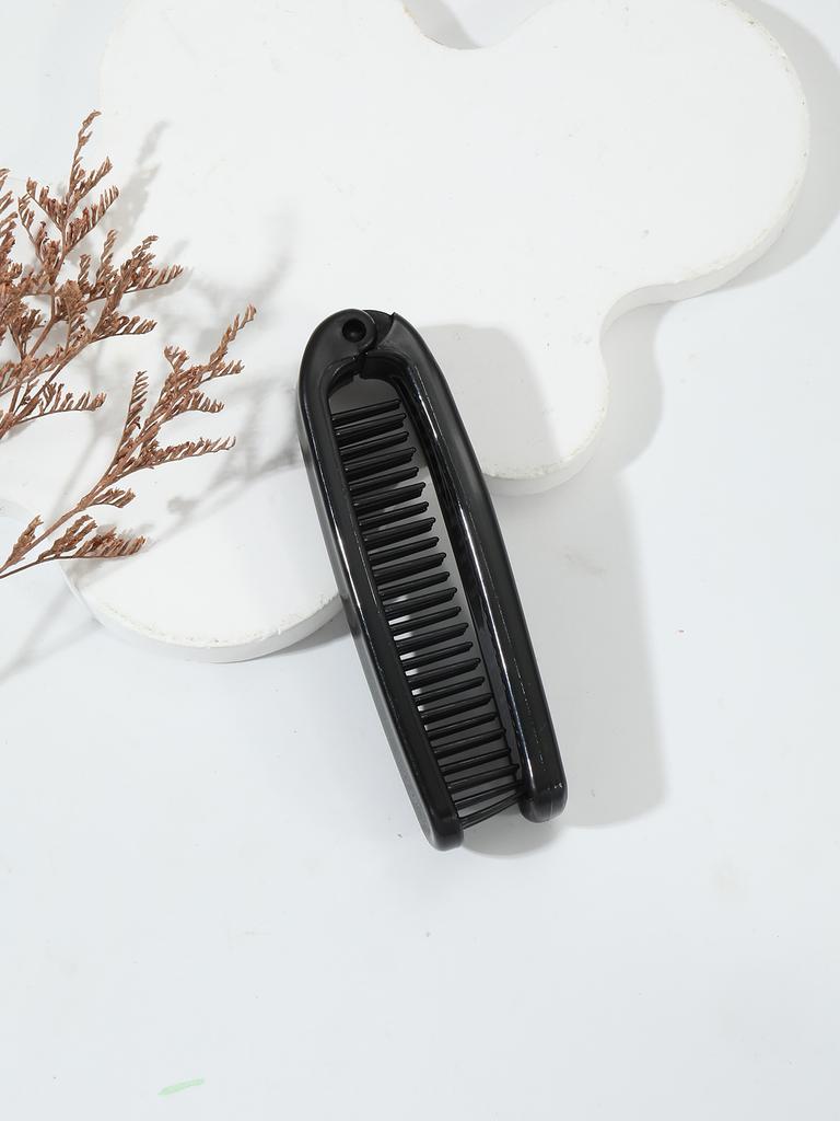 Travel portable folding hair comb - pocket size design, durable plastic bristles and ABS handle For Hair Accessories