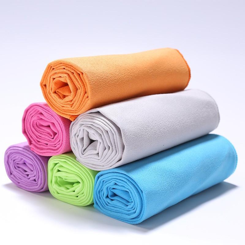 Portable Double Sided Fleece Quick Dry Absorbent Sports Towel For Yoga Fitness
