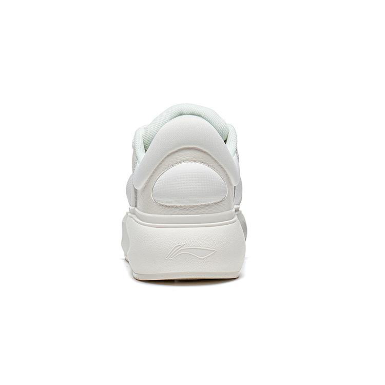 Li Ning Yun You C4D Leather Low Top Casual Shoes Women's Ecru AZGT090-4