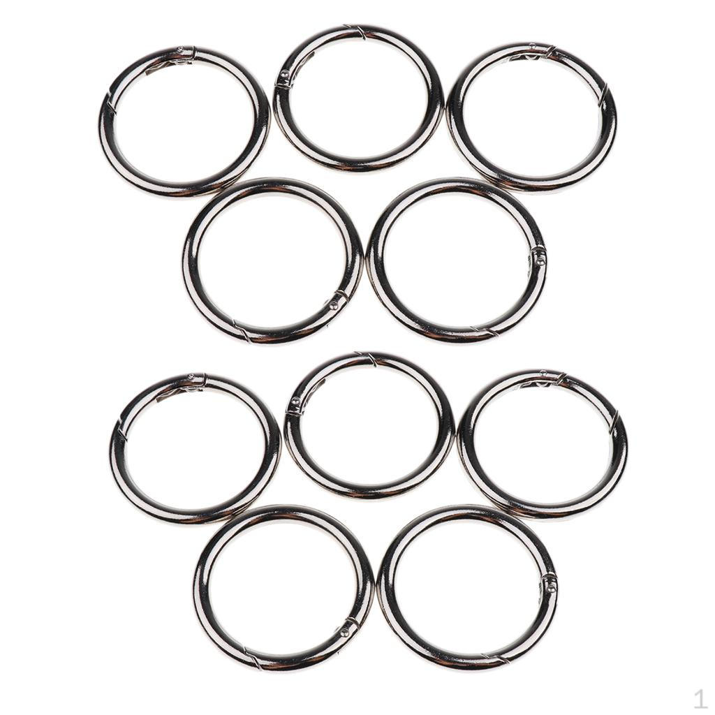 10 Round Carabiner Keychain Buckle 49mm