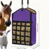 New Large Capacity Hay Bag for Horses Portable Slow Feed Hay Bag Wear-Resistant Hanging Feeding Bag Grass Storage Bag