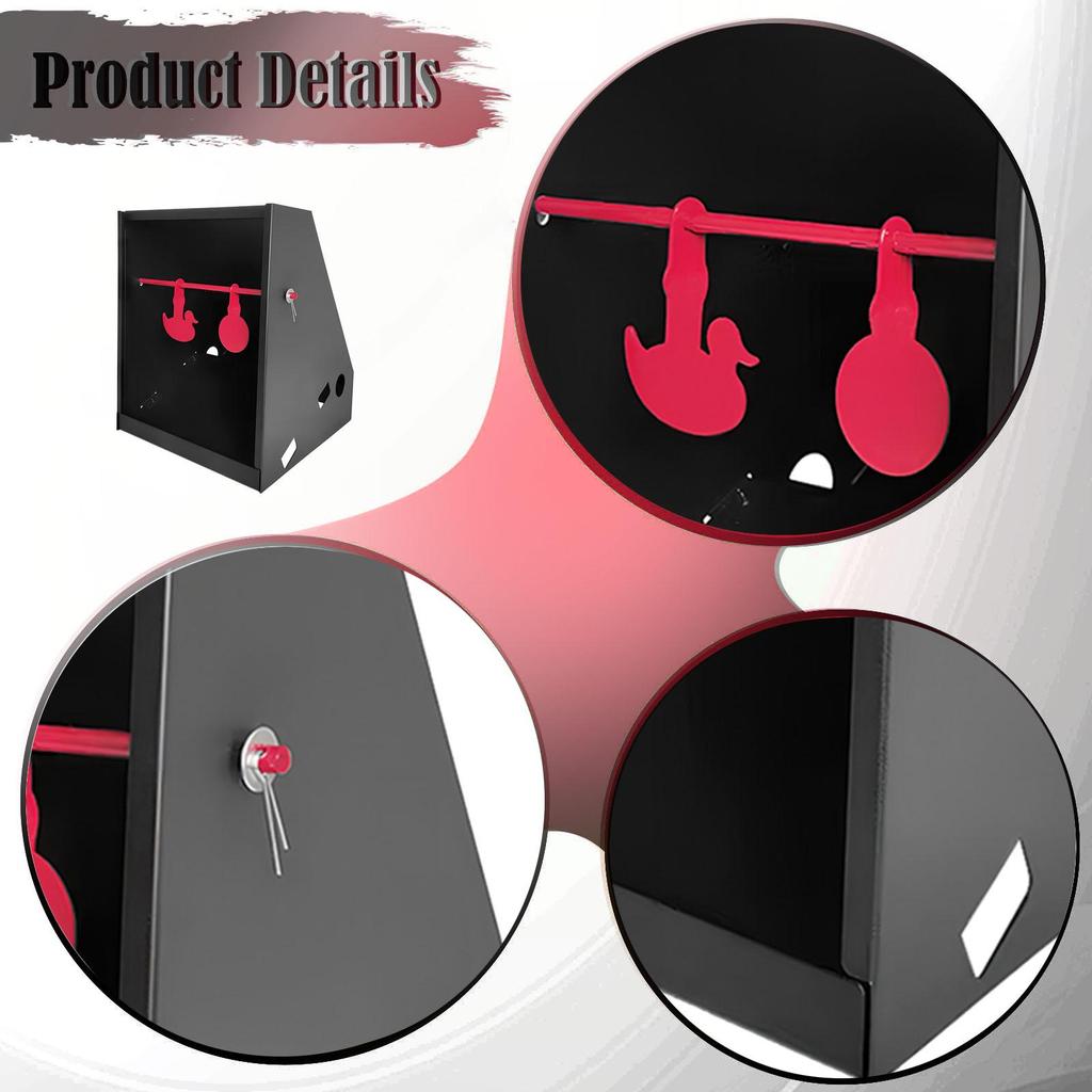 Box with 20Pcs Paper Targets Recycle Case for Hunting